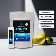 AquaVIVE™ ENDUR™ Lemon Electrolyte Powder Drink Mix Magnesium Glycinate 30 Packs