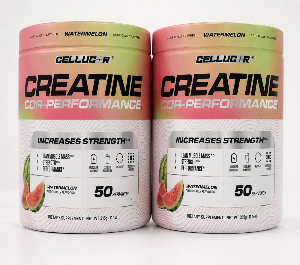 2 Pack Cellucor COR-Performance Creatine Watermelon 50 Servings Exp 08/2026