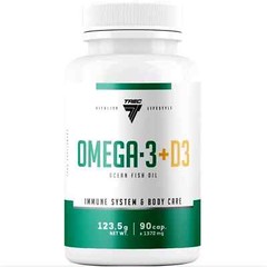 Omega-3 + D3 – TREC – healthy bones and joints, support for heart, immune system