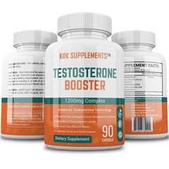 3 Bottle Testosterone Booster Chrysin Low Test Boost Natural Tribulus Terrestris