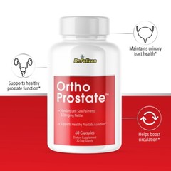Ortho Prostate- Prostate Support- 4 Bottles- 240 Capsules