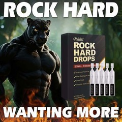 Rock Hard Drops – with Tribulus Terrestris, Maca Root, L-Arginine, Men’s Health