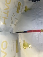 Lot Of 5 Various Oath Clear Protein Drink Mixes 18 Oz. Ea 5 Bags New Exp 8/2027