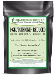 Glutathione (L) – Tripeptide of Amino Acids Glycine, Glutamine & Cysteine,