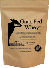 Organic Whey Protein Powder Grass-Fed Non-GMO Hormone-Free 12 oz