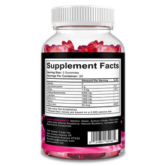 Creatine Monohydrate 2500mg- 60 Gummies – Performance – Sports Fitness Training