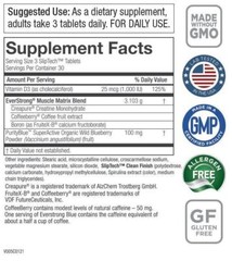EverStrong Blue Purity Products Muscle Matrix Blend Strength Builder 90 Tabs