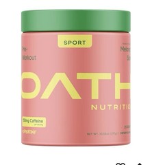 Oath Nutrition Pre-Workout Sport Melonade Stand 25 servings Best by:9/28/26