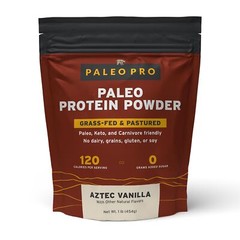 Paleo Protein Supplement Powder 1 Pound Grass Fed Beef Egg White Grain Free