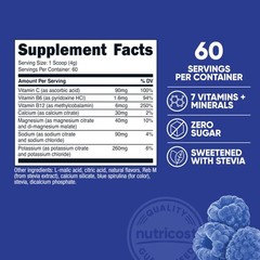 Nutricost Electrolyte Complex Powder, 60 8.4 Ounce (Pack of 1), Multicolor