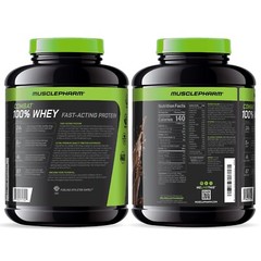 MusclePharm Combat 100% Whey Protein Powder – 5 lb, 70 Servings, Chocolate Milk