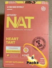5 Pruvit KETO NAT Heart Tart CHARGED Tastes like the Candy FATLOSS ENERGY