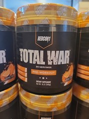 Lot of 8 Cannisters REDCON1 Total War pre-workout Orange Crush Bb-06/2027