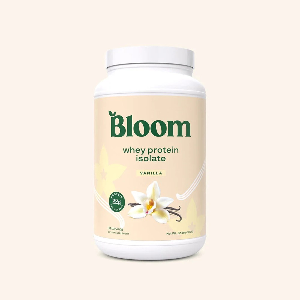 Bloom Nutrition Whey Isolate Protein Powder, Iced Coffee – Post Workout