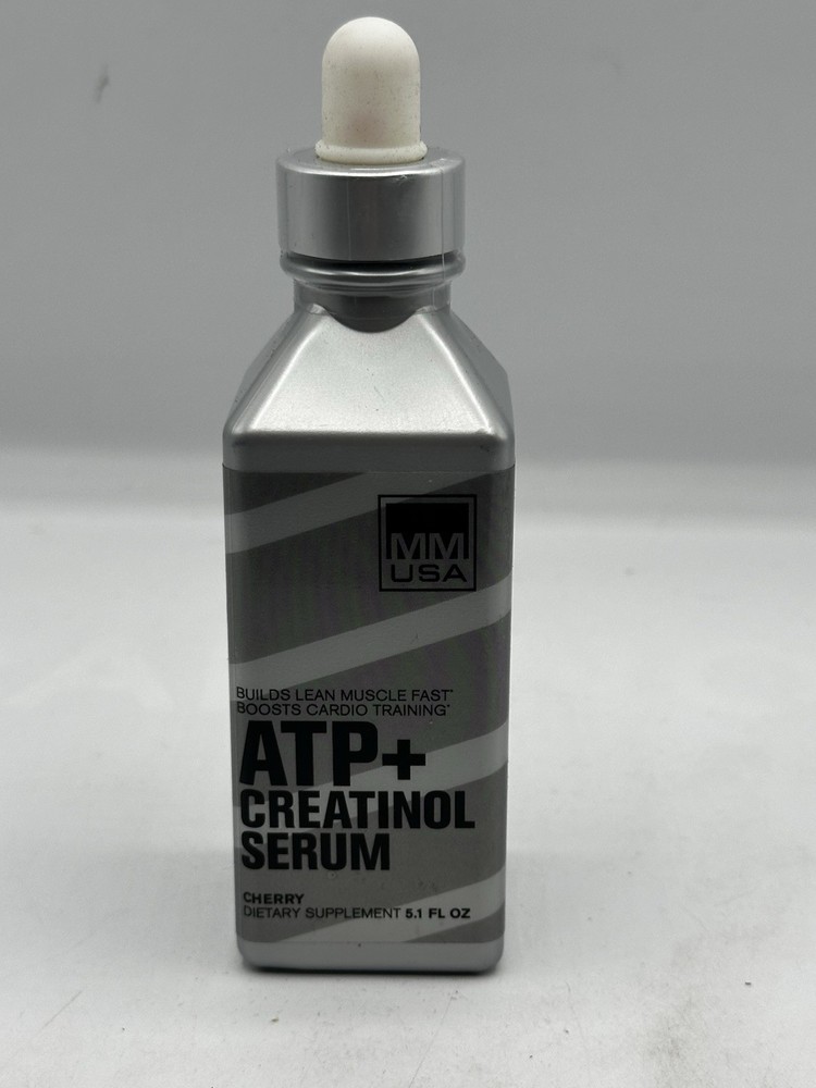 MM USA ATP+ Creatinol Serum Pre-Workout 5.1 fl oz Cherry New – EXP 11/2026