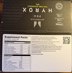 MYPROTEIN HYROX THE PRE-WORKOUT GEL 20-Count Lot (1.7oz each)