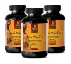 Immune Booster – MUSCLE MAKER PLUS – Alpha Lipoic Acid – 3 Bottles