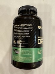 Micronized Creatine Capsules, 100 Capsules (1.25 g per Capsule) Expires 8/2026