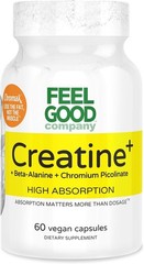 Creatine +, High Absorption Capsules, 60 Count, Non-GMO, Gluten Free, Soy Free