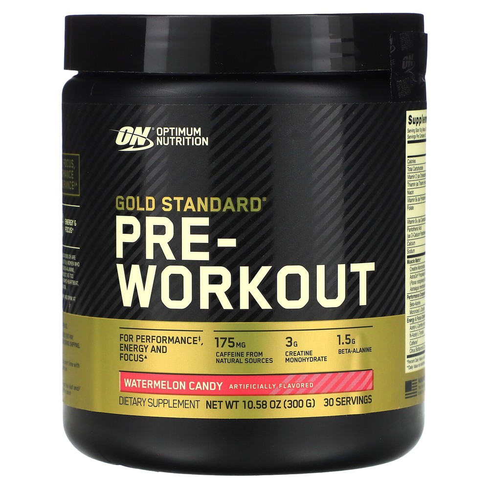 Gold Standard Pre-Workout, Watermelon Candy, 10.58 oz (300 g)