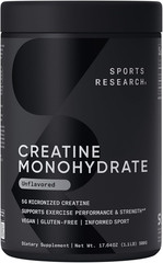 Creatine Monohydrate – Gain Lean Muscle, Improve Performance and Strength and Su