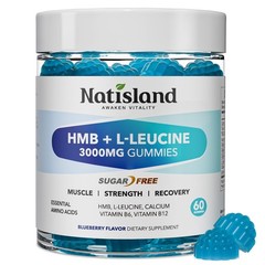 HMB and LLeucine Gummies, HMB and Leucine Amino Acid Supplements for Men & Wo…