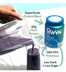 OWYN Only What You Need Plant-Based Protein , Smooth Vanilla, 1.05 lbs