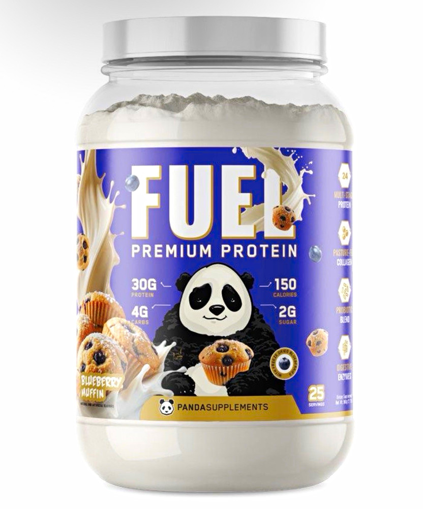 Panda Fuel Premium Protein Blueberry Muffin 25 Servings New & Sealed Protein