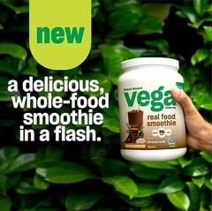 Vega, Real Food Smoothie Wildberry Bliss, 1 Each, 19 Oz