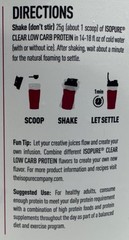 Isopure Clear Low Carb Protein Powder Mixed Berry 400 g Exp 7/28/2027-New-US