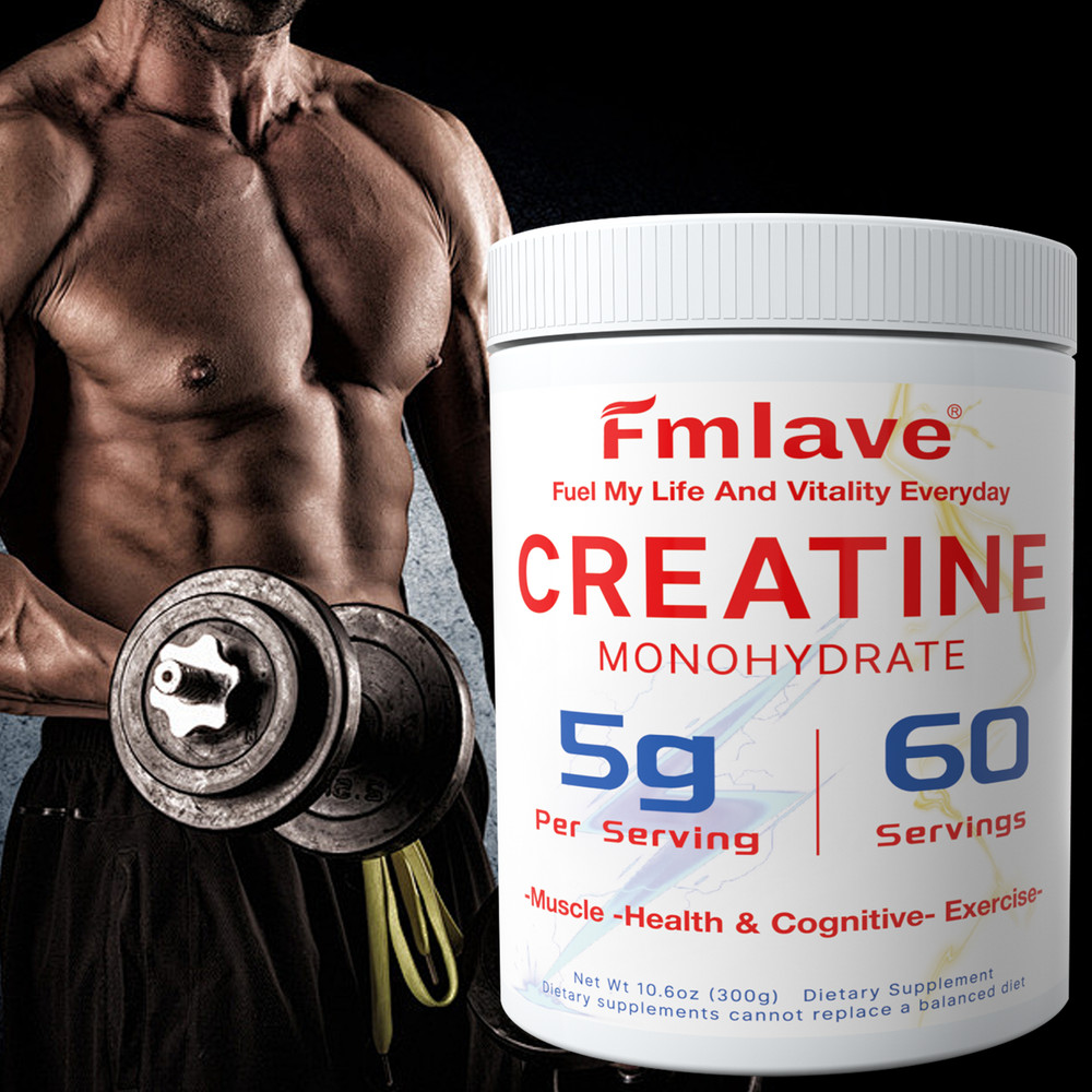 Creatine Monohydrate 60 Servings Micronized Powder 10.6oz Unflavored Muscle Gain