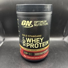 On Whey Protein 24g Protein Double Rich Chocolate Ice Cream 10.9 Oz EXP 1/27+