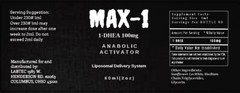 MAX-1 DHEA 100mg High Potency Extreme Muscle Builder 60ml Bottle