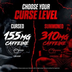 Jnx Sports The Curse Pre Workout Powder For Men Women Caffeine Beta-Alanine