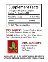 Extreme Fat Burner 90 – L-TAURINE 500mg – Keeps Your Muscles Strong 3B