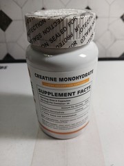 ElevateLife Creatine Monohydrate 2500mg, 90 Capsules -Expires 07/2026