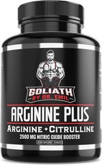 Dr. Emil’s ARGININE Plus – 2500MG Nitric Oxide Booster Tablets for Heart Health