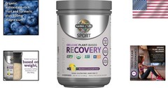Plant-Based Post Workout Recovery Powder – 30 Servings, Blackberry Flavor