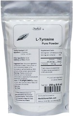 NuSci 250g L-Tyrosine Pure Powder (8.8oz) alertness muscle mass