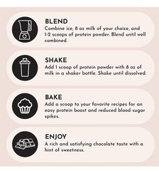 Just Ingredients Protein Powder Chocolate | 24g Protein | 15 Servings
