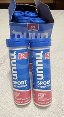 Nuun Hydration Electrolyte Drink Tablets Citrus Fruit 10 Ct Pack of 8 Exp 8/27