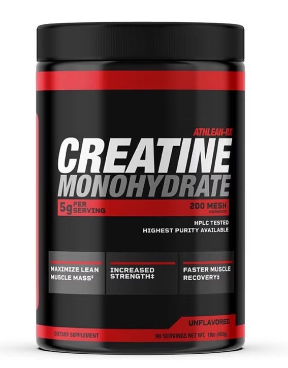 ATHLEAN-X Creatine Monohydrate Powder 1lb 90 Servings Unflavored New