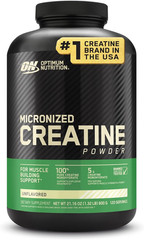 Optimum Nutrition Micronized Creatine Powder 60-120-240 Servings Unflavored