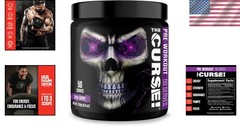 The Curse! Pre Workout Powder – 50 Servings, Dark Grape – Energy & Focus Booster
