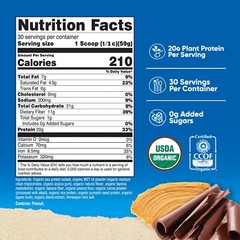 Nutricost Organic Vegan Meal Replacement Shake Powder (Chocolate Peanut Butter)