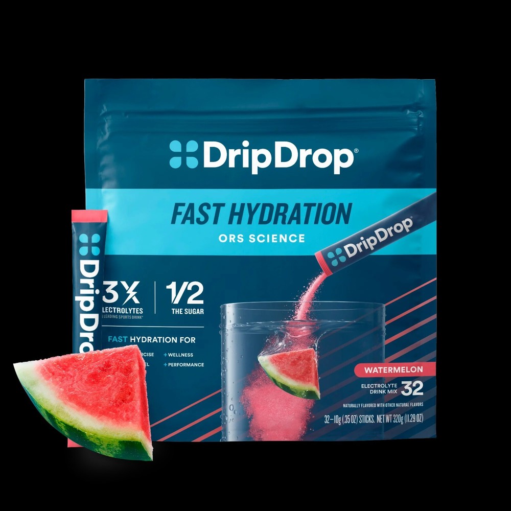 watermelon DripDrop hydration packets