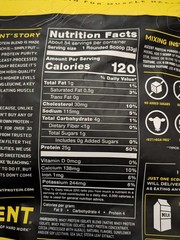 Ascent 100% Native Whey Protein Powder CHOCOLATE 4.25 LB 58 Servings PostWorkout