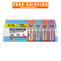 BODYARMOR LYTE Sports Drink Variety Pack Bottles, 12 fl. oz., 24 pk.
