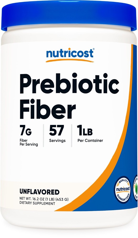 Nutricost Prebiotic Fiber Unflavored (1 Pound) – Vegetarian, Gluten-Free