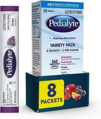 Electrolyte Powder Variety Pack – Grape, Strawberry, Apple | 8 Pack Convenience